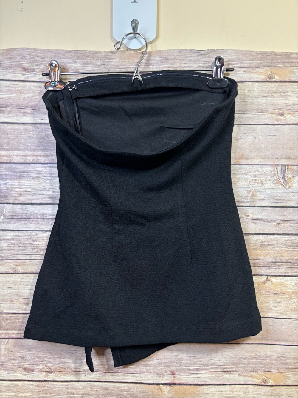 Anthropologie Maeve asymmetrical tube top Black Size XS - Picture 8 of 9